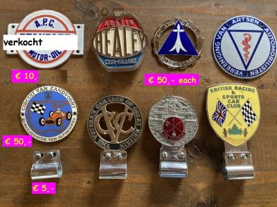 1950 Emblems several emblems