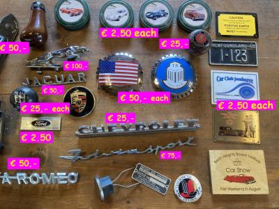 1950 Emblems several emblems