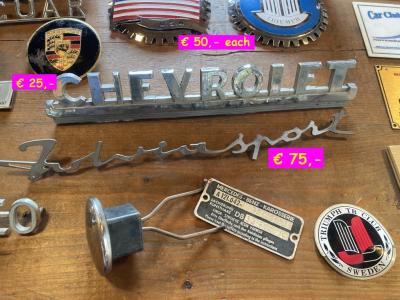 1950 Emblems several emblems