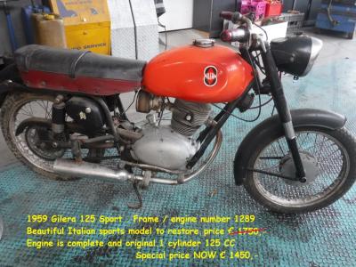 1959 Gilera 125 sport