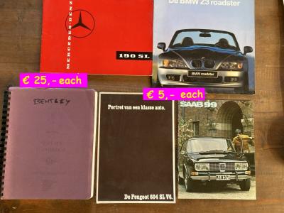 1900 Car Books Classic Cars