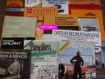 1900 Car Brochures Brochures / Folders / Photos / Drawings