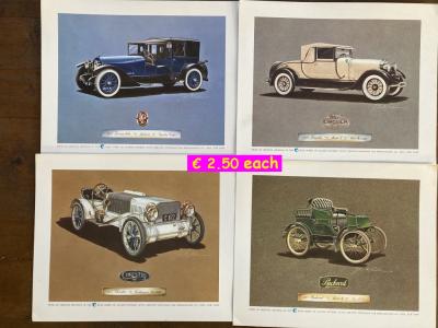 1900 Car Brochures Brochures / Folders / Photos / Drawings