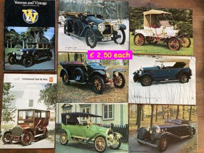 1900 Car Brochures Brochures / Folders / Photos / Drawings