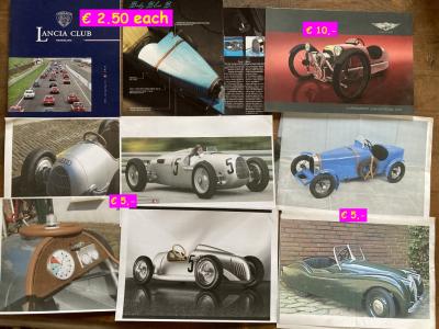 1900 Car Brochures Brochures / Folders / Photos / Drawings