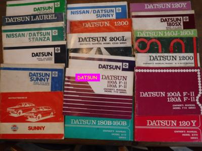 1900 Instruction Books Car instr Books