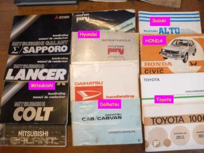 1900 Instruction Books Car instr Books