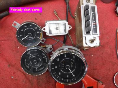 1960 Datsun parts Fairlady dash