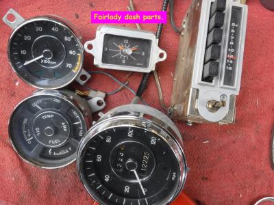1960 Datsun parts Fairlady dash