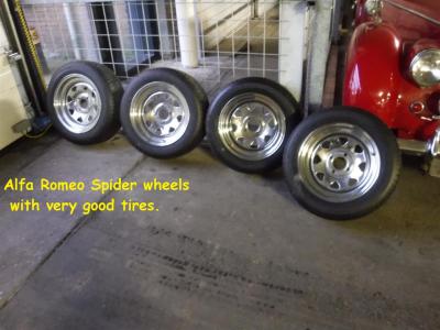 1960 Alfa Romeo Spider wheels