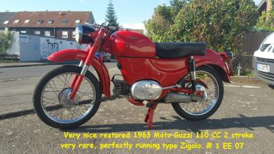 1963 Moto Guzzi Zigolo 110 CC 2 stroke