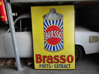 1900 Collectables Brasso emaille sign