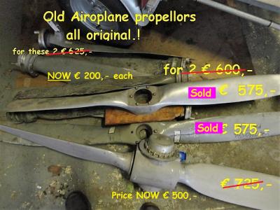 1900 Collectables Original old airplane propellor
