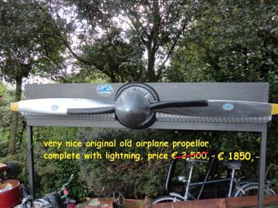 1900 Collectables Original old airplane propellor