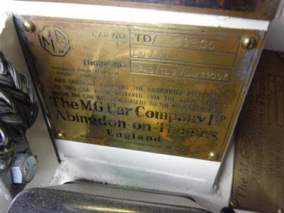 1952 MG TD 10805