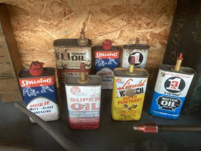 1960 Collectables Old Oil cans