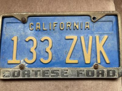 1990 Collectables Number plates-holders