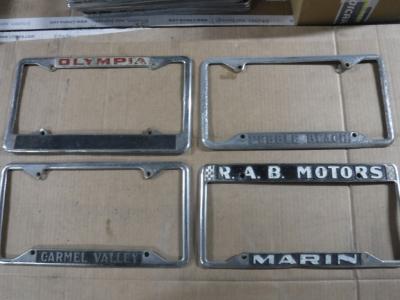1990 Collectables Number plates-holders