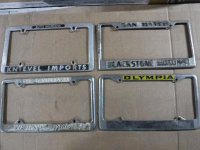 1990 Collectables Number plates-holders