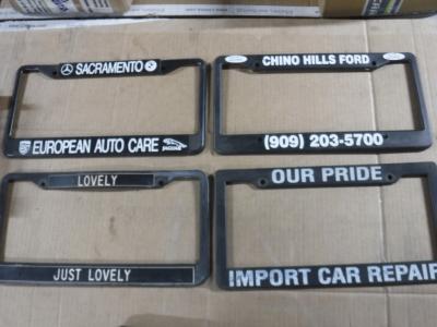 1990 Collectables Number plates-holders