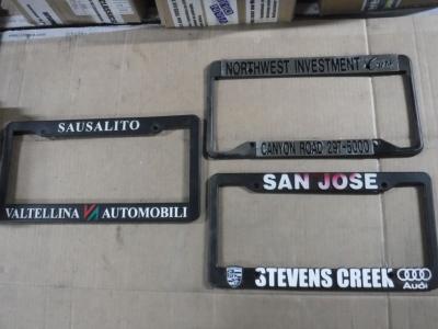 1990 Collectables Number plates-holders