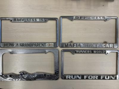 1990 Collectables Number plates-holders