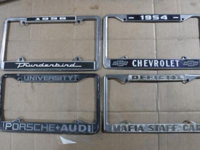 1990 Collectables Number plates-holders