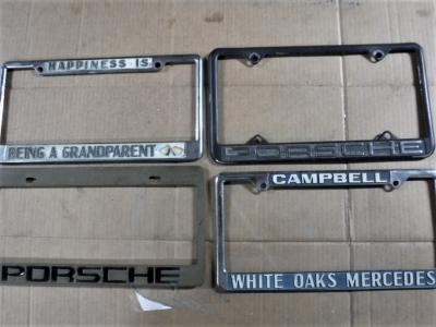 1990 Collectables Number plates-holders