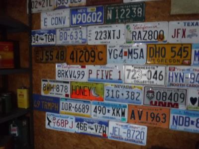 1990 Collectables Number plates-holders