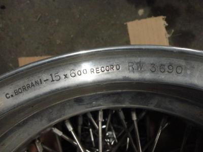 1900 Borrani 15 inch # 3690
