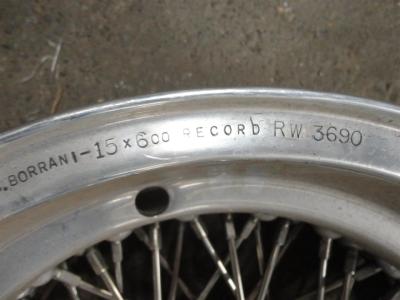1900 Borrani 15 inch # 3690