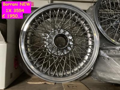 1900 Borrani 15 inch #3740 &amp; 3554