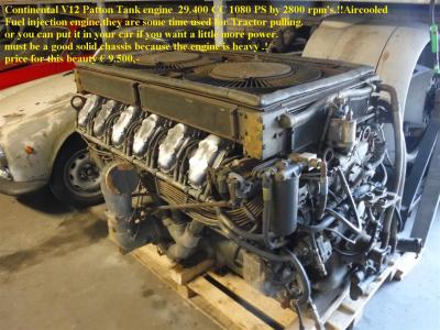 1940 Continental engine Continental V12 Patton Tank engine
