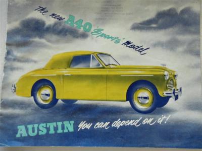 1952 Austin A40 Sports convertible