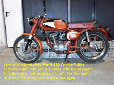 1964 Moto Morini 125 Corsaro Veloce