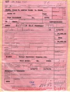 1978 Chevrolet Corvette Pace Car