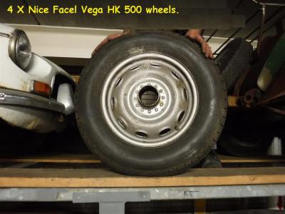 1958 Facel Vega HK 500 wheels