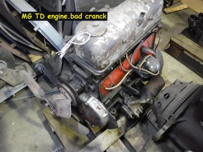 1960 MG TD engine 14635