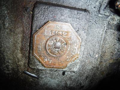 1960 MG TD engine 14635