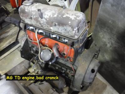 1960 MG TD engine 14635