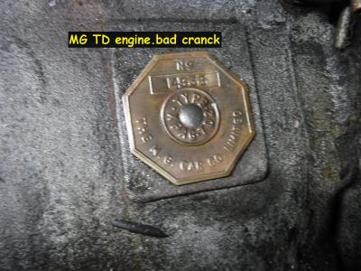 1960 MG TD engine 14635