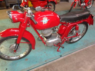 1957 MV Agusta 125 CC red