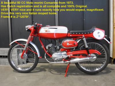 1960 Moto Morini Corsarino #6