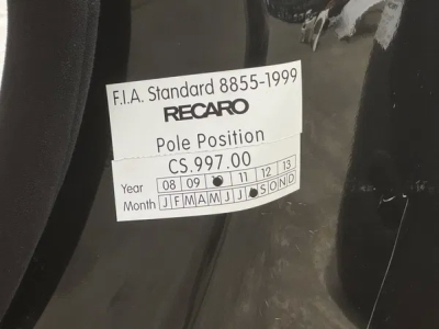 2010 Recaro Pole Position Competition Seats