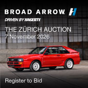  Broad Arrow  Zurich Auction 7th November 2026 180 x 180 ( Live Client)