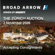  Broad Arrow  Zurich Auction 7th November 2026 180 x 180 ( Live Client)