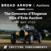Broad Arrow Auctions | The Concorso D'Eleganza May 2026 180 x 180 (Live Client)