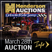 Henderson Auctions | Collector Motor Series Auction 180 x 180 (Live Client)