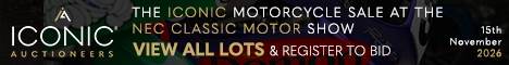 Iconic Motorcycle Sale November 2026 468 x 60 (Live Client)