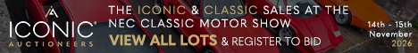 Iconic Auctioneers | Iconic Sale NEC November 2026 468 x 60 (Live Client)